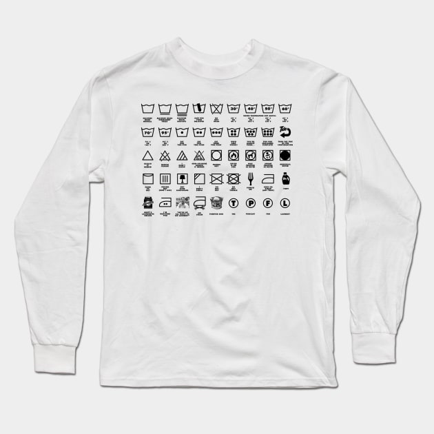 The Podcast For Laundry "Symbols" Long Sleeve T-Shirt by The Podcast for Laundry